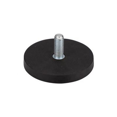 D66mm Gummi-Neodymium-Töpfmagnete mit 20 kg Kraft und langlebiger Gummibeschichtung