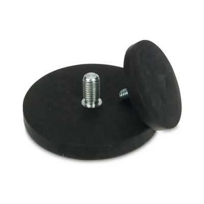 D66mm Gummi-Neodymium-Töpfmagnete mit 20 kg Kraft und langlebiger Gummibeschichtung