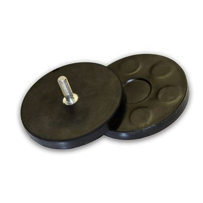 D66mm Gummi-Neodymium-Töpfmagnete mit 20 kg Kraft und langlebiger Gummibeschichtung