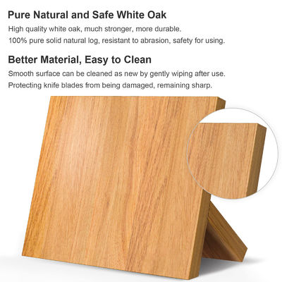 Magnetische Messerhalter aus Naturbamboo mit starken Magneten