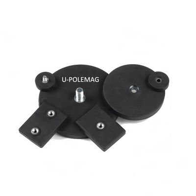 M6 M8 Gummibeschichteter Topfmagnet für Schwerlastanwendungen