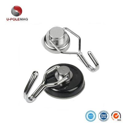 Seltener Erden-Magnethaken Schwerlast-Neodym-Magnete Modernisiertes Design mit Drehkarre