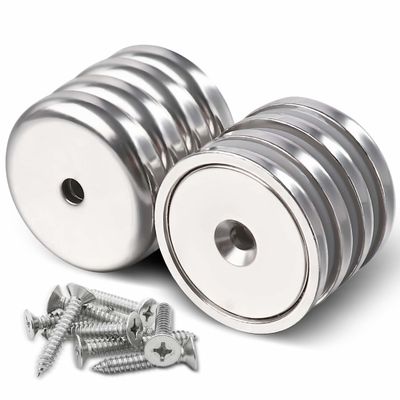 Maximale Arbeitstemperatur 80 °C 35 LB Zugkraft Ferrit-Tasse-Magnete zum Montieren