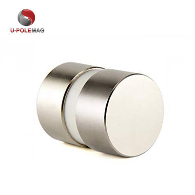 191g Gewicht N52 Silberscheibenmagnet Neodym D40x20mm mit axialer magnetisierter Richtung