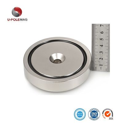 148 LBS 67 KG Zugkraft Seltenerd-POT-Magnet mit Augenschrauben D48mm und hoher Toleranz