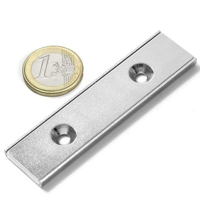 Industrieller NdFeb-Kopfmagnet von der Klasse N52 mit Gegensenkloch und Nickelbeschichtung