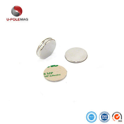 NiCuNi-beschichteter NdFeB-Magnet N35 N42 N48 N52 Neodym-Disc-Magnete mit 3M-Klebstoff