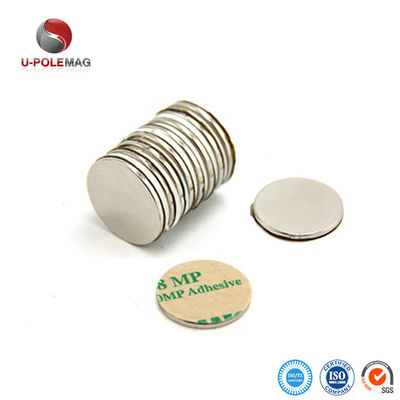 NiCuNi-beschichteter NdFeB-Magnet N35 N42 N48 N52 Neodym-Disc-Magnete mit 3M-Klebstoff