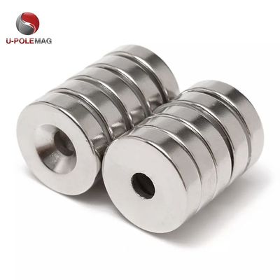 Anpassbarer NdFeB N52 Disc Seltener Erden Neodymum Countersunk Magnet D16*d6.5*d3.5*5mm
