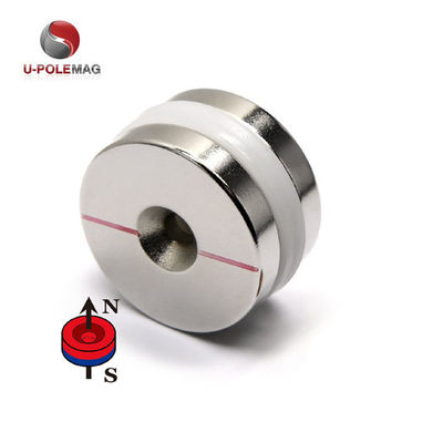 Anpassbarer NdFeB N52 Disc Seltener Erden Neodymum Countersunk Magnet D16*d6.5*d3.5*5mm