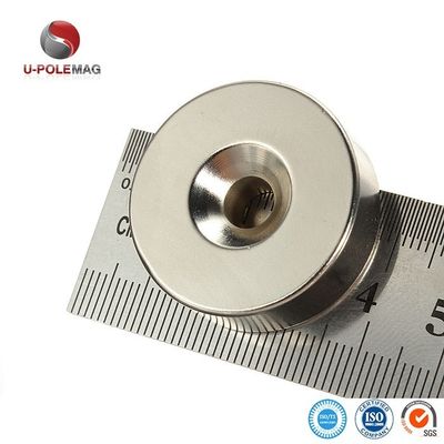 Anpassbarer NdFeB N52 Disc Seltener Erden Neodymum Countersunk Magnet D16*d6.5*d3.5*5mm