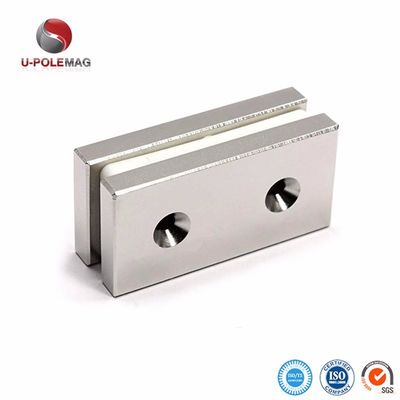 Industriemagnet N35 Gegensenkloch 5 mm Block Starker Seltenerdneodymmagneten