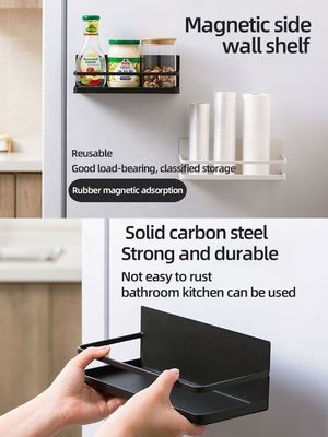Magnetische Adsorptionsgewürzshelfe für Küche Badezimmer Waschmaschine