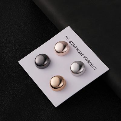 12mm-Alloy NdFeB-Magnet ohne Snag Multi-Hijab-Magnet für muslimische Schals in über 40 Farben