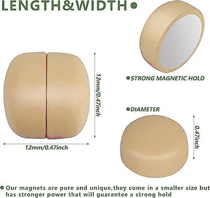 Toleranz ±0,05 mm Starke Hijab Magnetspinne mit individuellen Farben und mattem Finish