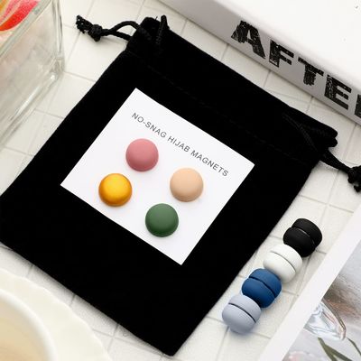 Rundmagnetische Hijab-Pins Stärkste Multi-Magnet für Frauen Muslime Kopf Accessoires