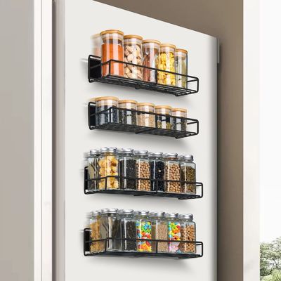 Trennbares Funktionsdesign Superstarkes 2-Schicht-Magnetgeschmacksmittelregal für Kühlschrank