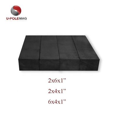 ISO9001 2000 Zertifiziert C8 6x4x1" Ferritblock Keramikmagnet für Wasserpumpen Langlebig