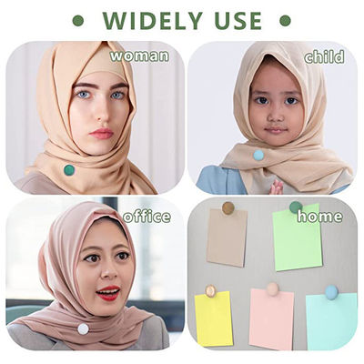 50 Stück A4 Haltbarkeit ohne Schlag Hijab Magnete Stärkste magnetische Stifte für Frauenbekleidung