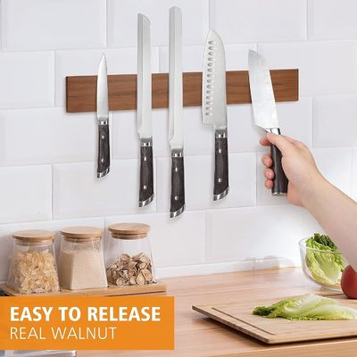 16 Zoll professionelles Holzmagnetmesser mit Platzersparnis-Messerregal mit Strom ideal für Blöcke Rolltaschen