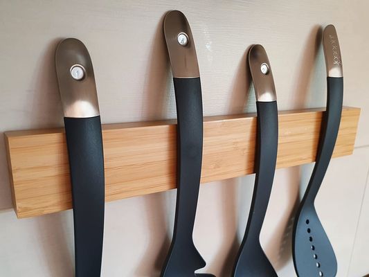 Eichenholz Magnetmesserhalter Wandmontage Platz spart Küchenzubehör 680-995g