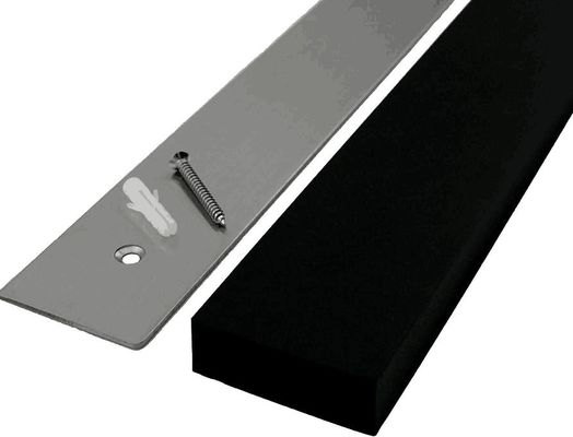 16 Zoll Matte Schwarz Silikon-Messerstreifen mit magnetischer Zugkraft Magnetmesserhalter