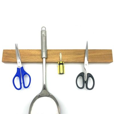 Magnetische Abstellplatte für Akazienholz-Messer für stilvolle und praktische Küchenmesser