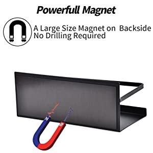 Wandmontierte Magnetische Gewürzregal aus Edelstahl für Mikrowellen/Frittieren/Reflector