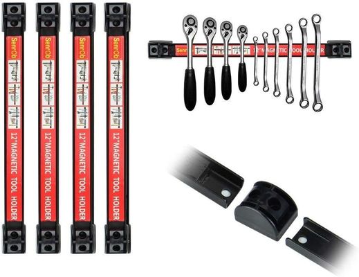 18 Zoll Magnetwerkzeugstange Set A3 Ferrit Magnet Material für organisierte Garagenlager