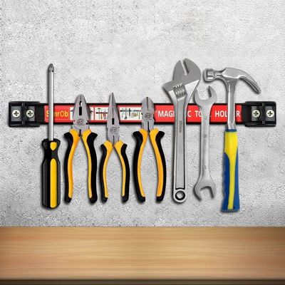 18 Zoll Magnetwerkzeugstange Set A3 Ferrit Magnet Material für organisierte Garagenlager