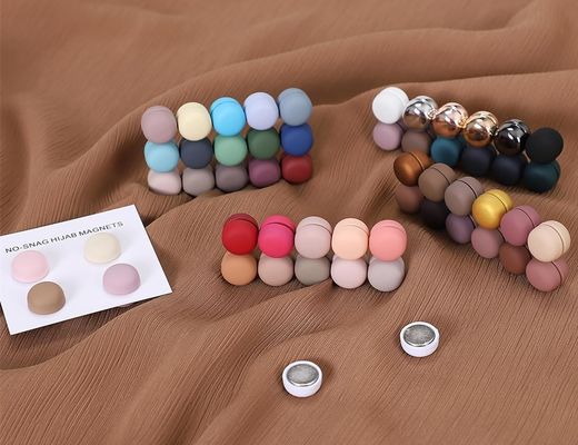 Modegeschäft Starker Magnet Hijab-Pins für Frauen Mehrfarbiger Schal Magnet-Pins