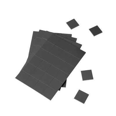 0.1 mm Klebstoffdicke Isotropische flexible Magnetflächen aus Gummi mit Klebstoff