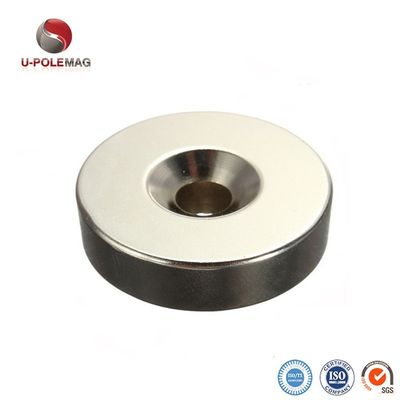 Rare Earth Hohlkreisscheibenmagnet N52 mit Countersunk Hole 10 und ±10% Toleranz