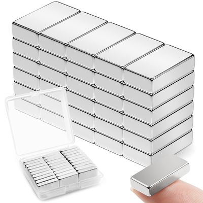 Maßgeschneiderte starke Neodym-Block-Magnete 20mm X 10mm X 2mm Magnet mit Toleranz ± 1%
