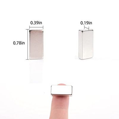 Maßgeschneiderte starke Neodym-Block-Magnete 20mm X 10mm X 2mm Magnet mit Toleranz ± 1%