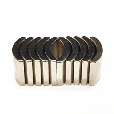 Windturbinengenerator N42UH Neodym-Bogensegment-Motormagnet mit Nickellack