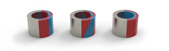 angepasst N52 Huge Danone Starker Neodym Magnet Ring 250mm Durchmesser magnetisiert
