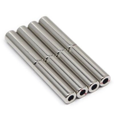 Schneidedienst Maßgeschneiderter Permanenter axial diametral magnetisierter N52 Neodym-Magnet-Hohlzylinder