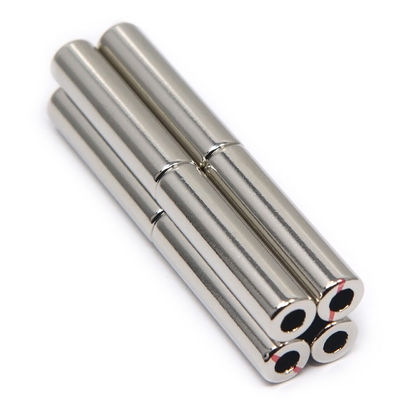 Schneidedienst Maßgeschneiderter Permanenter axial diametral magnetisierter N52 Neodym-Magnet-Hohlzylinder