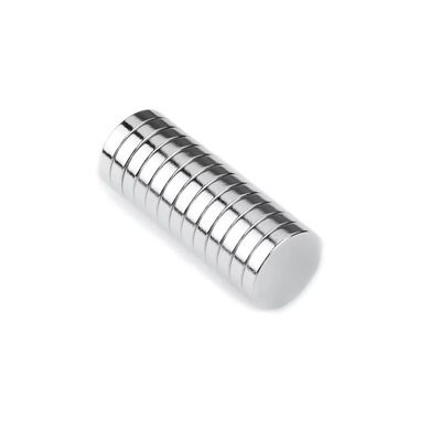 Nickelbeschichteter Neodym-Disc-Magnet N52 10 mm x 2 mm für optimale industrielle Leistung