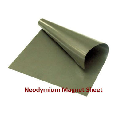 80°C Stärkste Flexible Gummi NdFeB Neodym Magnetische Bleche Toleranz ±10% A4 Größe