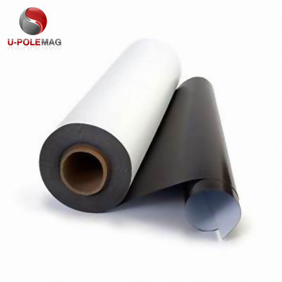 Kautschukmagnetrolle Weißes PVC/permanente Magnetplattenrolle/Material der Magnetrolle