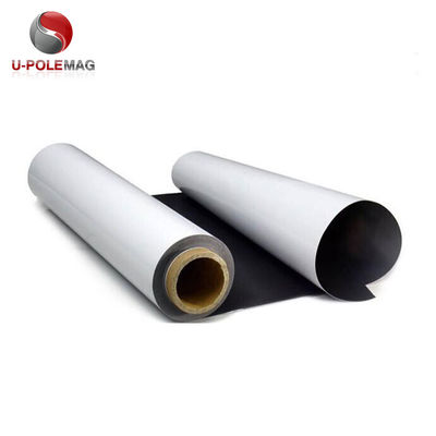 Kautschukmagnetrolle Weißes PVC/permanente Magnetplattenrolle/Material der Magnetrolle