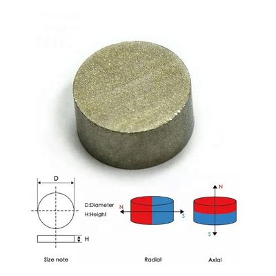 Sensorsystem SmCo Disc Magnet Toleranz ±10% Dichte 7,3-7,5 g/cm3 Hohe Temperatur