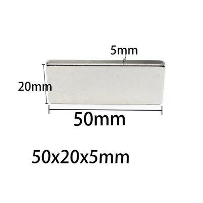 Permanente Neodym-Stabmagnete Seltenerd-NdFeB-Magneten doppelseitig 35 x 20 x 5 mm