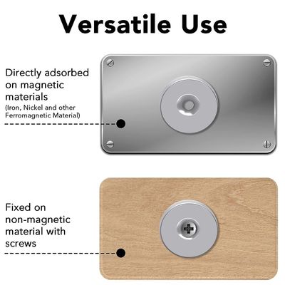 Industrielle N52 Neodym Rare Earth Countersink Lochmagnete mit Nickelbeschichtung