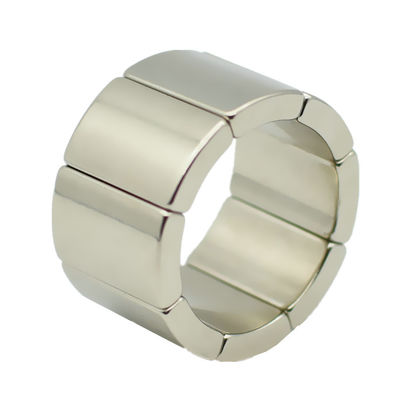 Sonder NdFeB-Motorbogenmagnet Supergroßer Neodym-Segmentmagnet mit N35-N52-Klasse