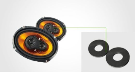 Maßgeschneiderter Y35 Ferritmagnet Diametral magnetisierter Ring für professionelle Lautsprecher