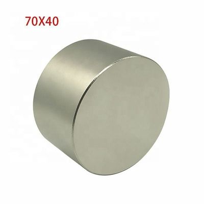 Permanenter Neodym-Zylindermagnet N45 N52 D70x40mm Superstarker Magnet für Maschinen