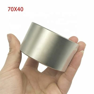 Permanenter Neodym-Zylindermagnet N45 N52 D70x40mm Superstarker Magnet für Maschinen